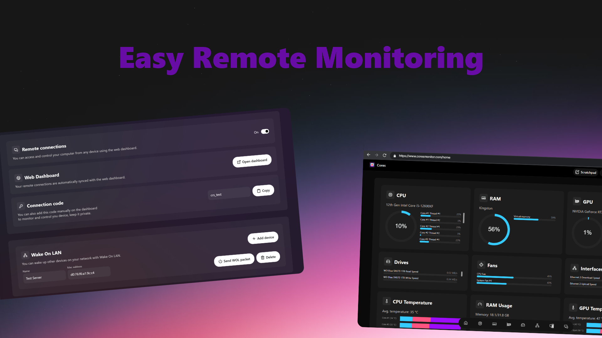 Cores - Modern Hardware Monitor
