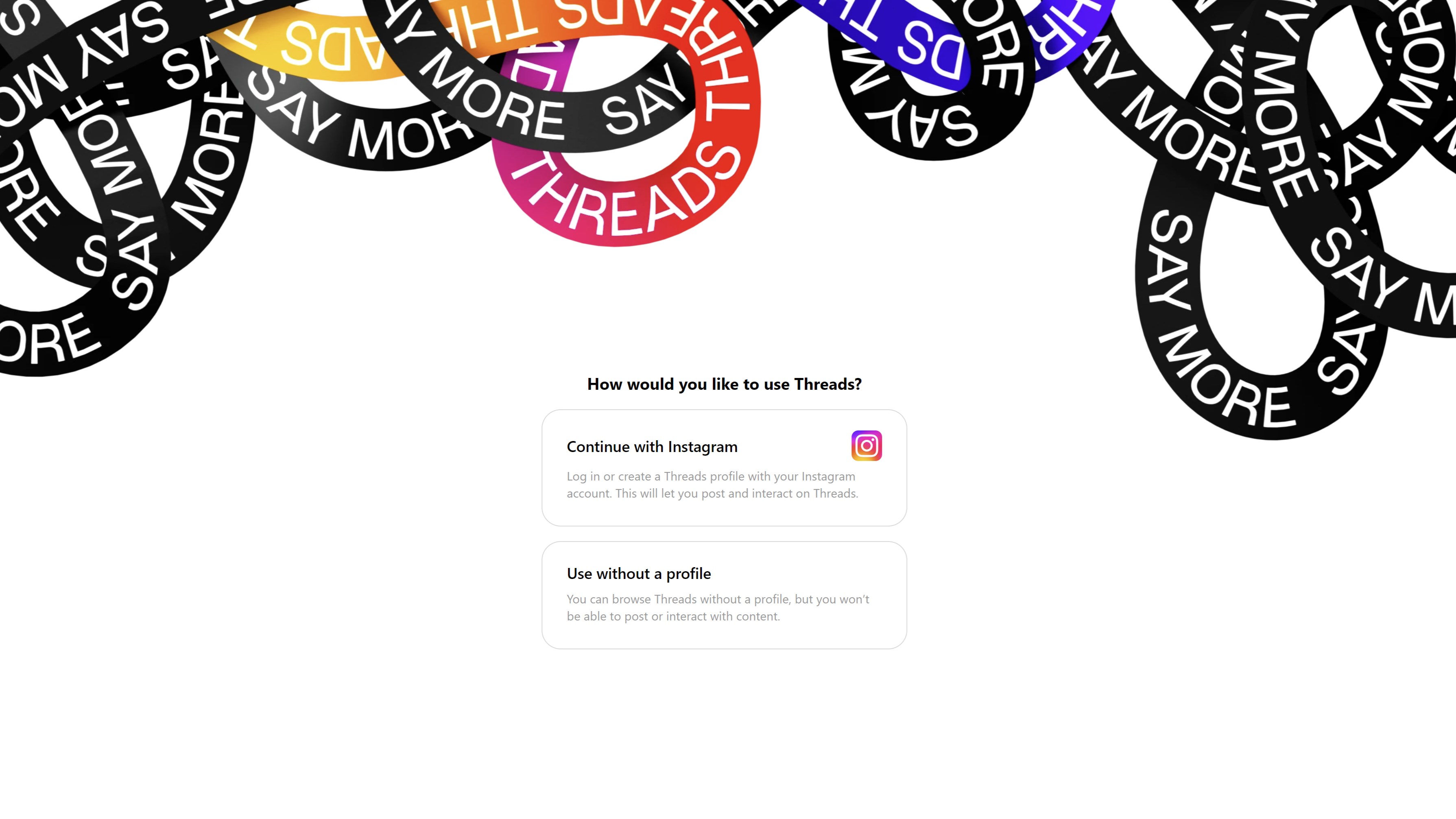 Threads, an Instagram app