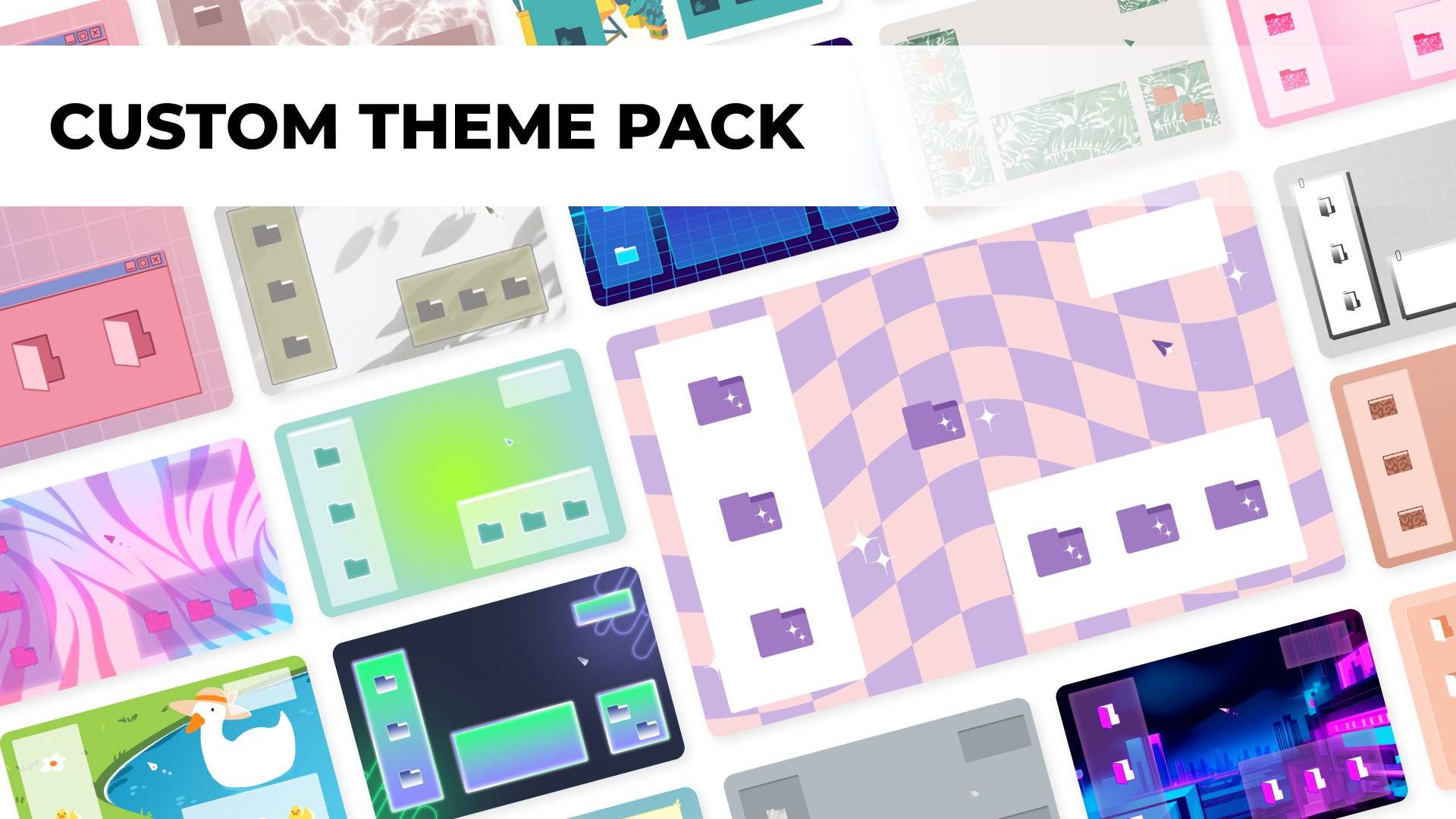 Custom Desktop Kit - Aesthetic themes & wallpapers