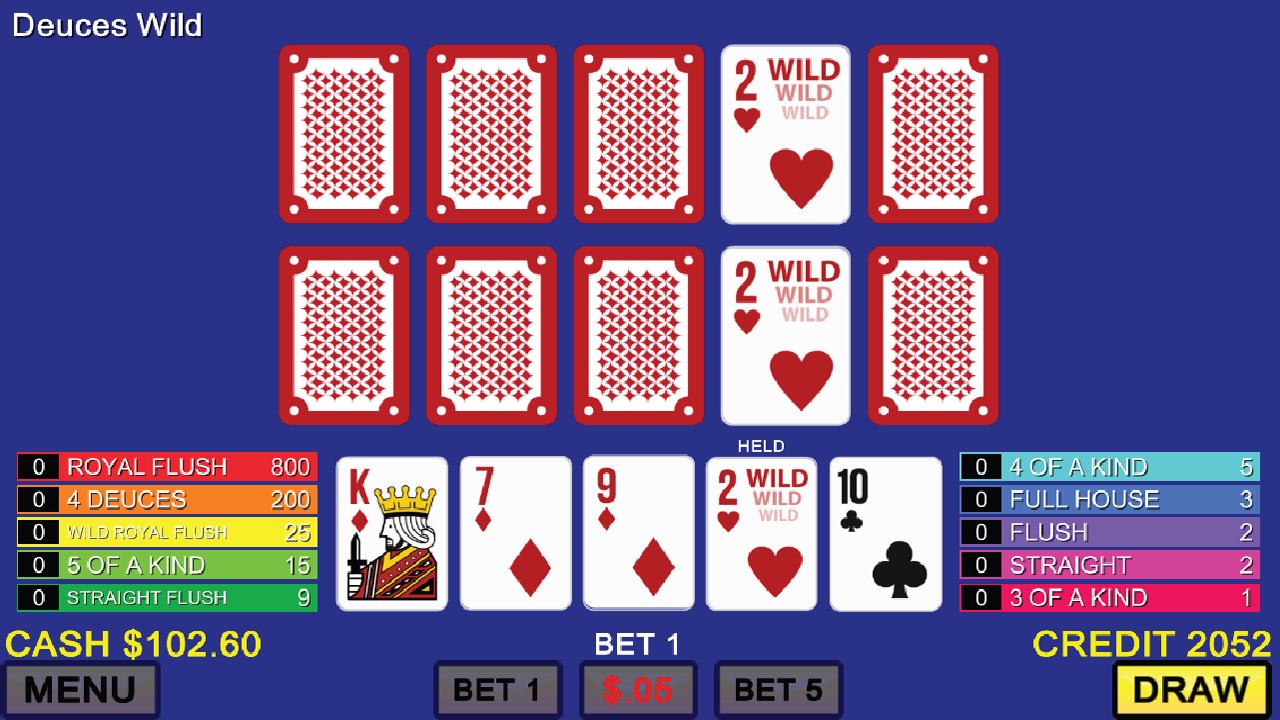 MULTI VIDEO POKER CLASSIC GAMES
