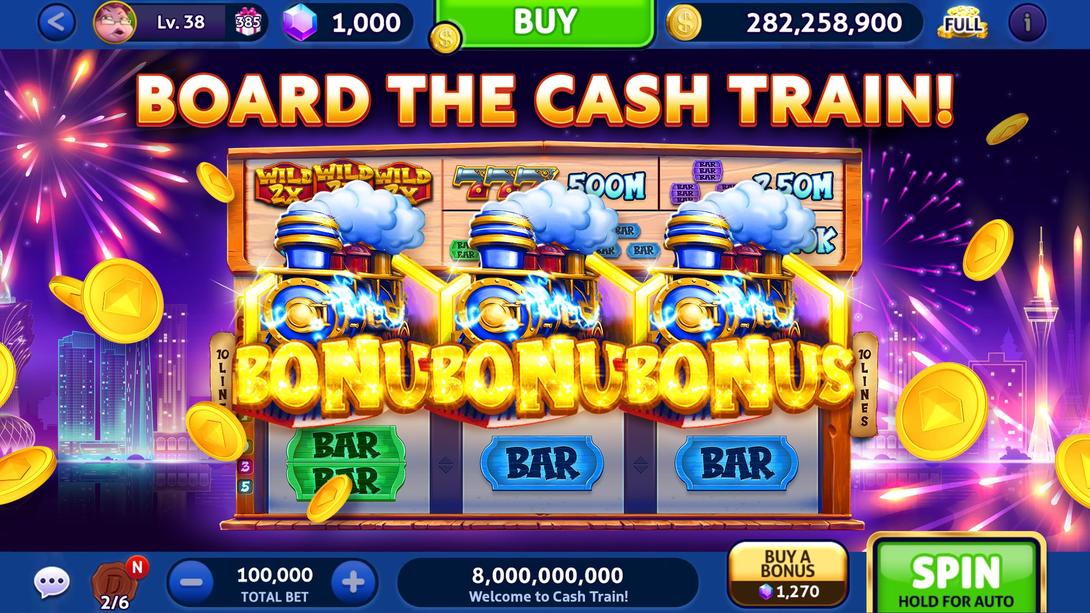 Cash Billionaire Casino - Slot Machine Games