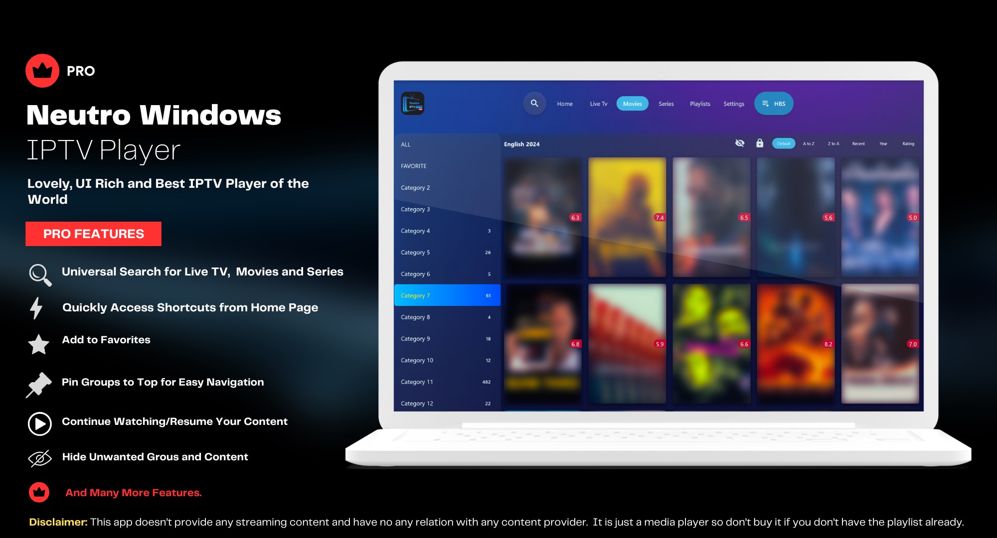Neutro IPTV Player (Pro)