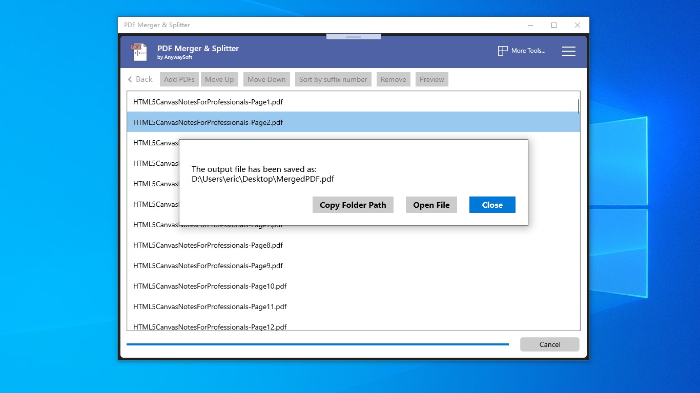 PDF Merger & Splitter