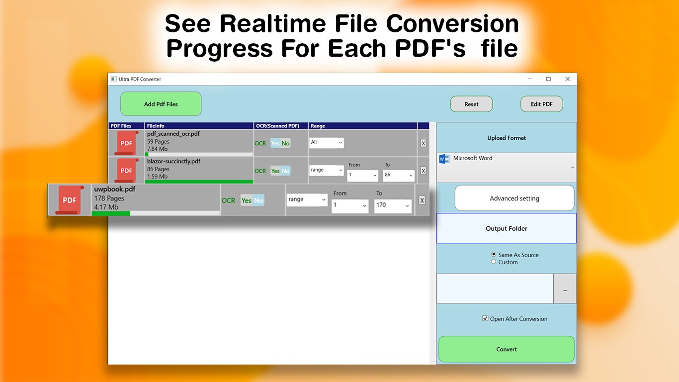 PDF Converter Pro : PDF To DOCX