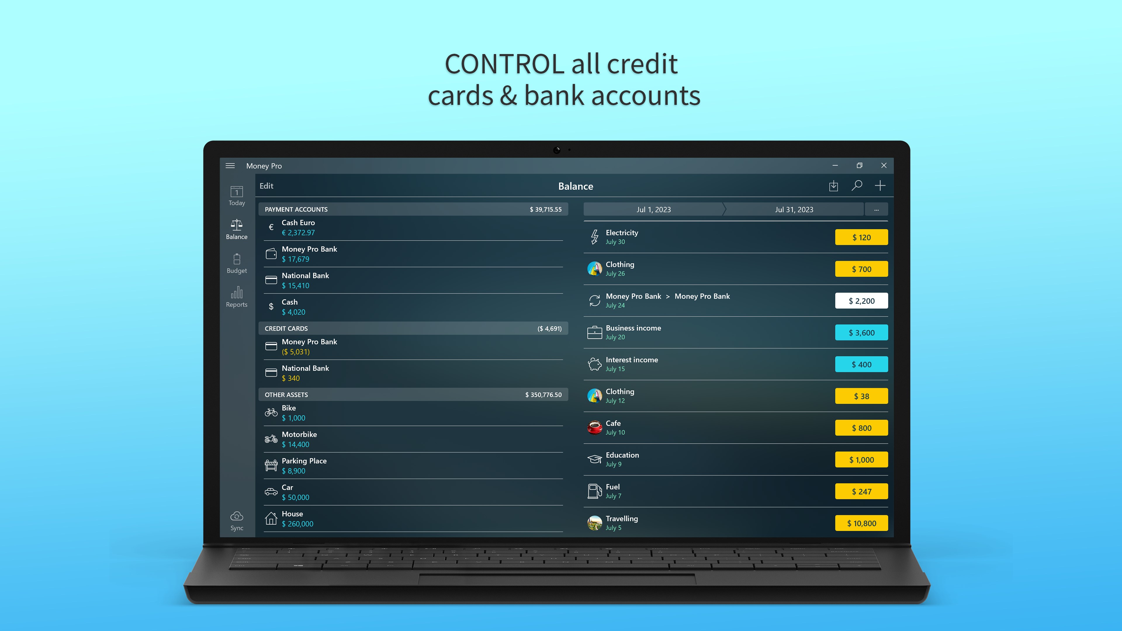 Money Pro: Personal Finance