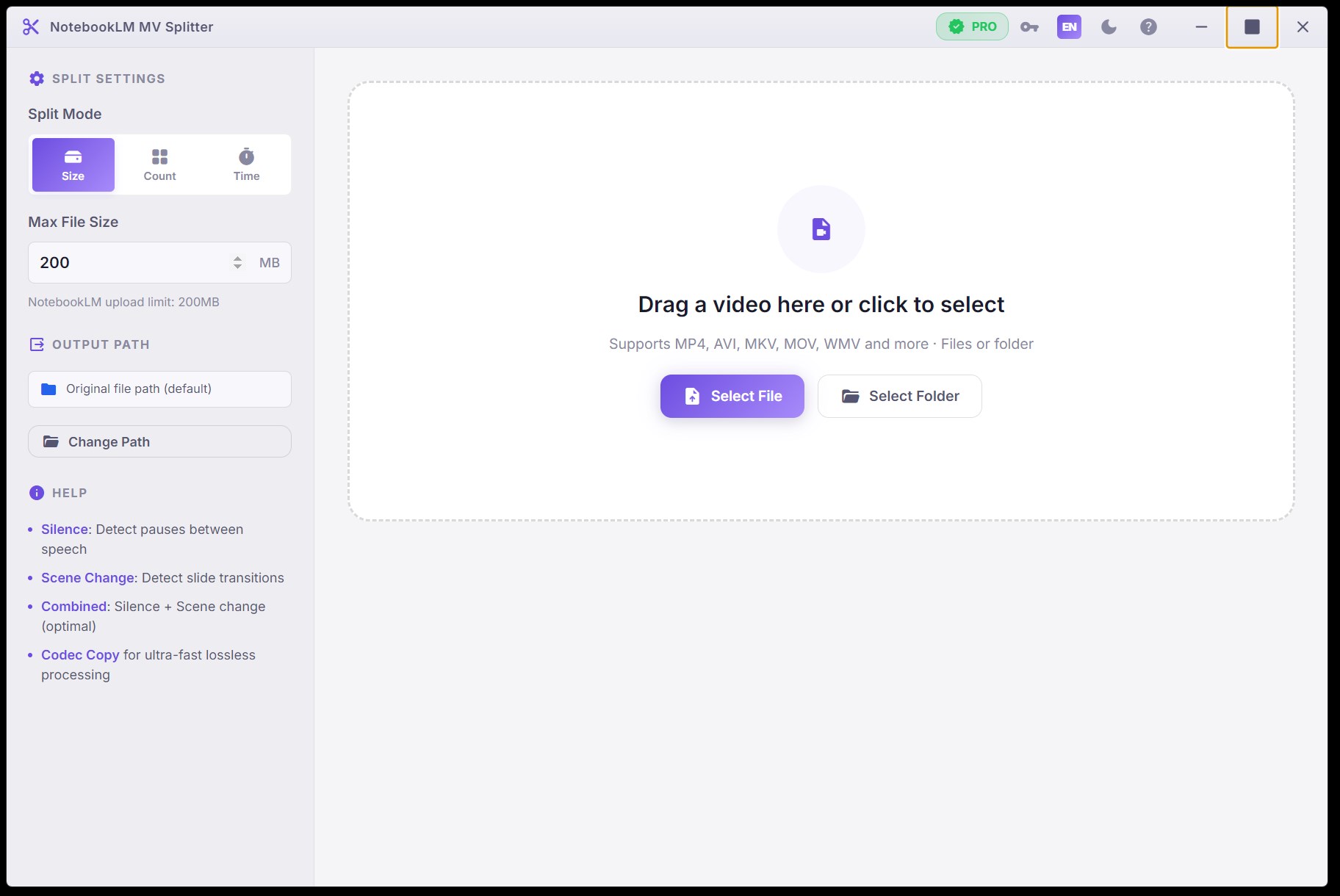 Notebook LM MV Splitter