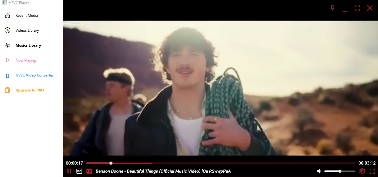 HEVC Player for Windows