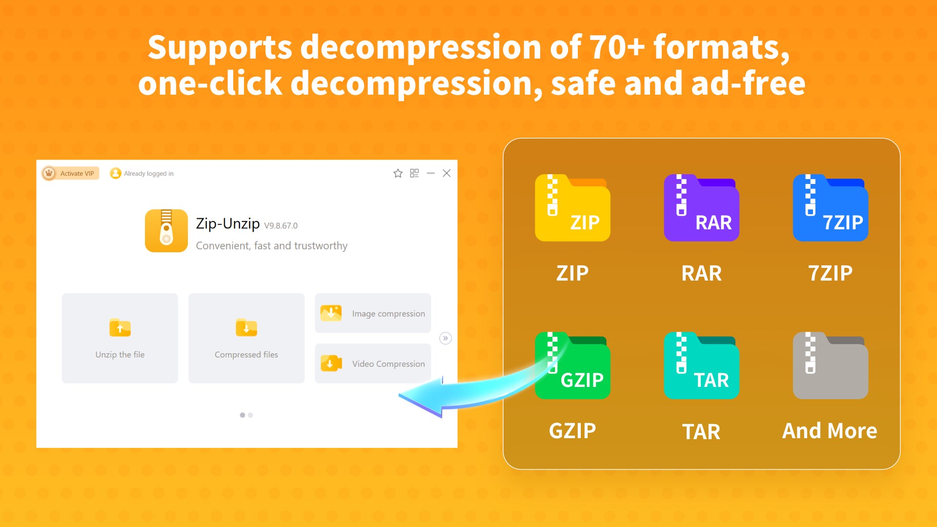 Zip Unzip - rar,&7z compression
