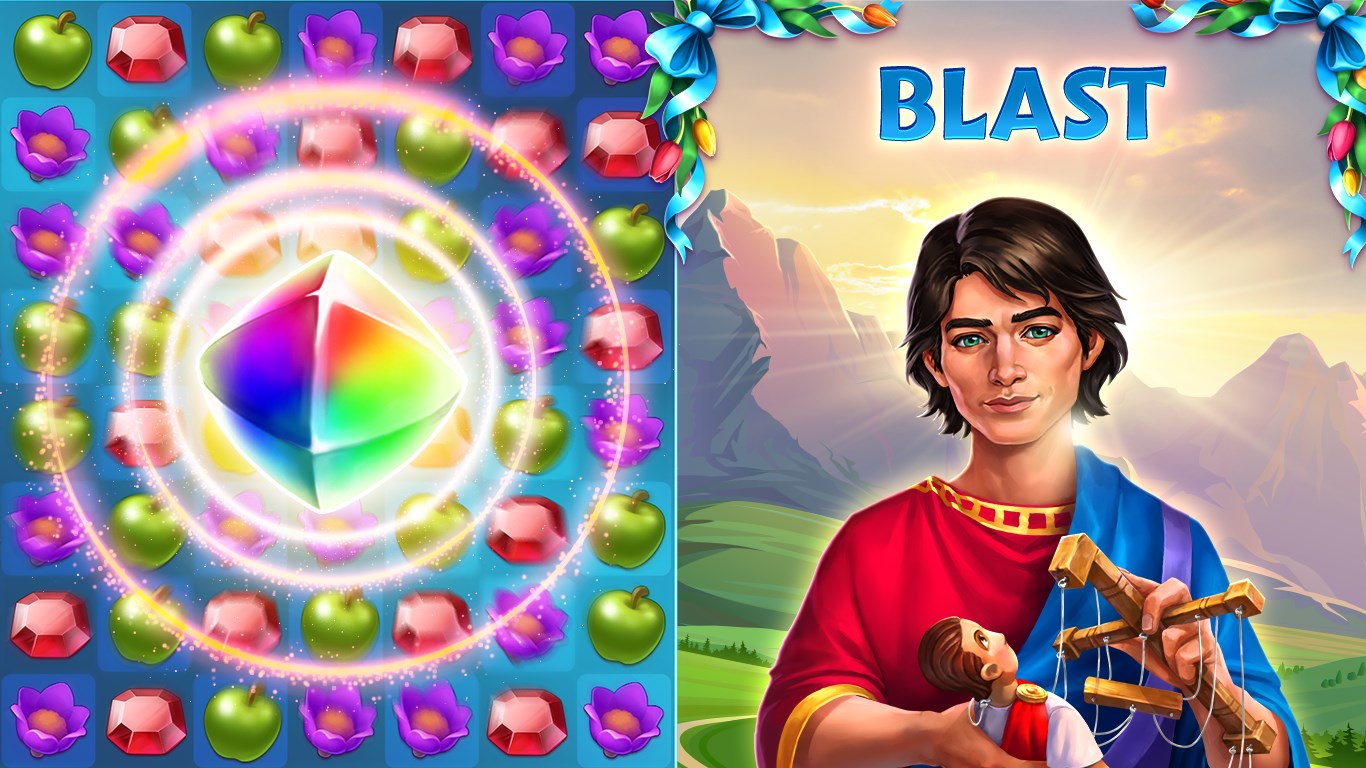 Jewels of Rome: Match-3 and City Building Game!