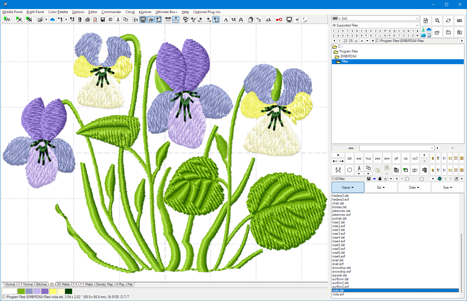 Embird Embroidery Software