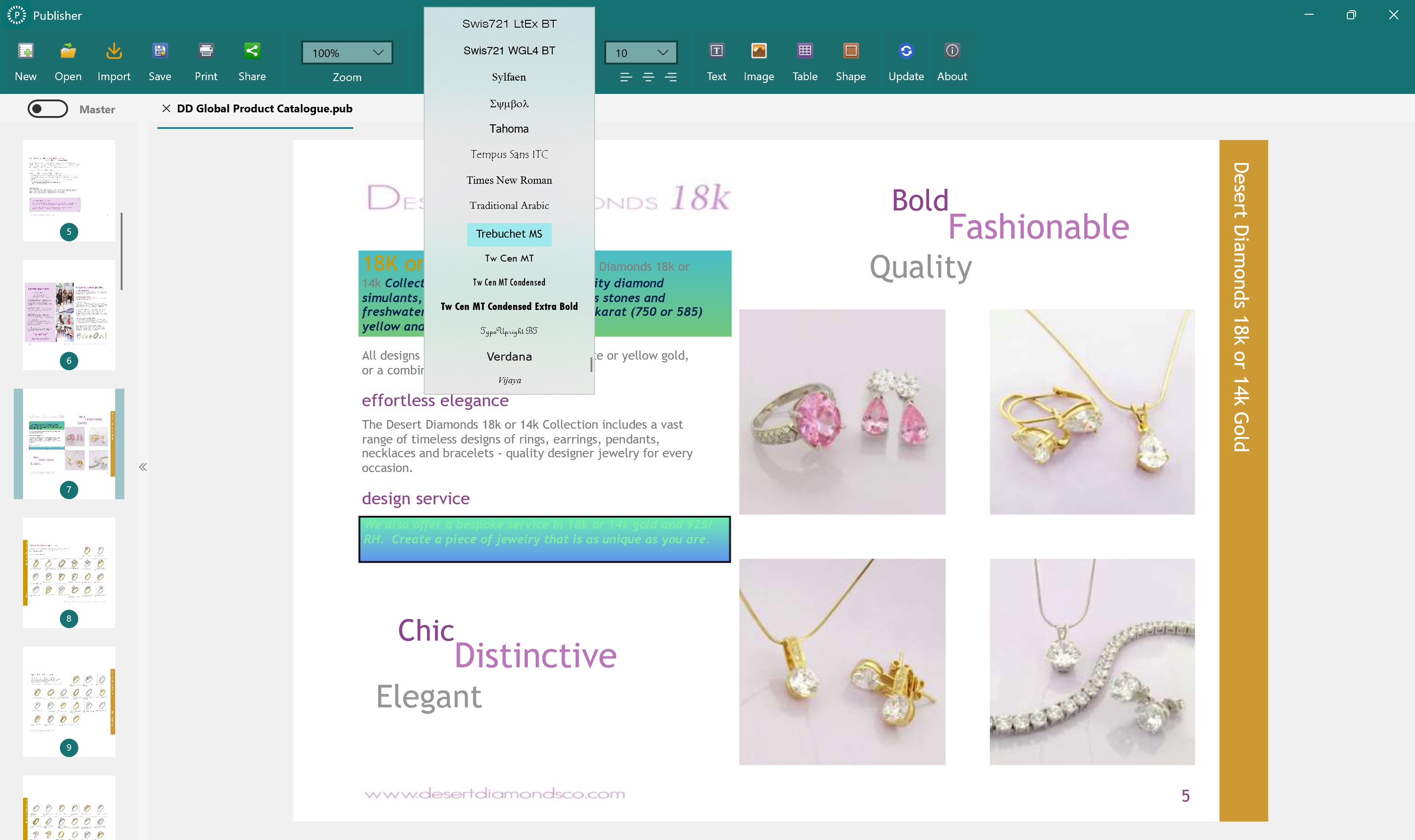 Publisher: for MS Publisher