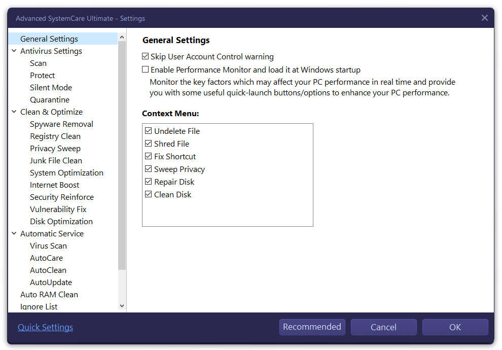 Advanced SystemCare Ultimate