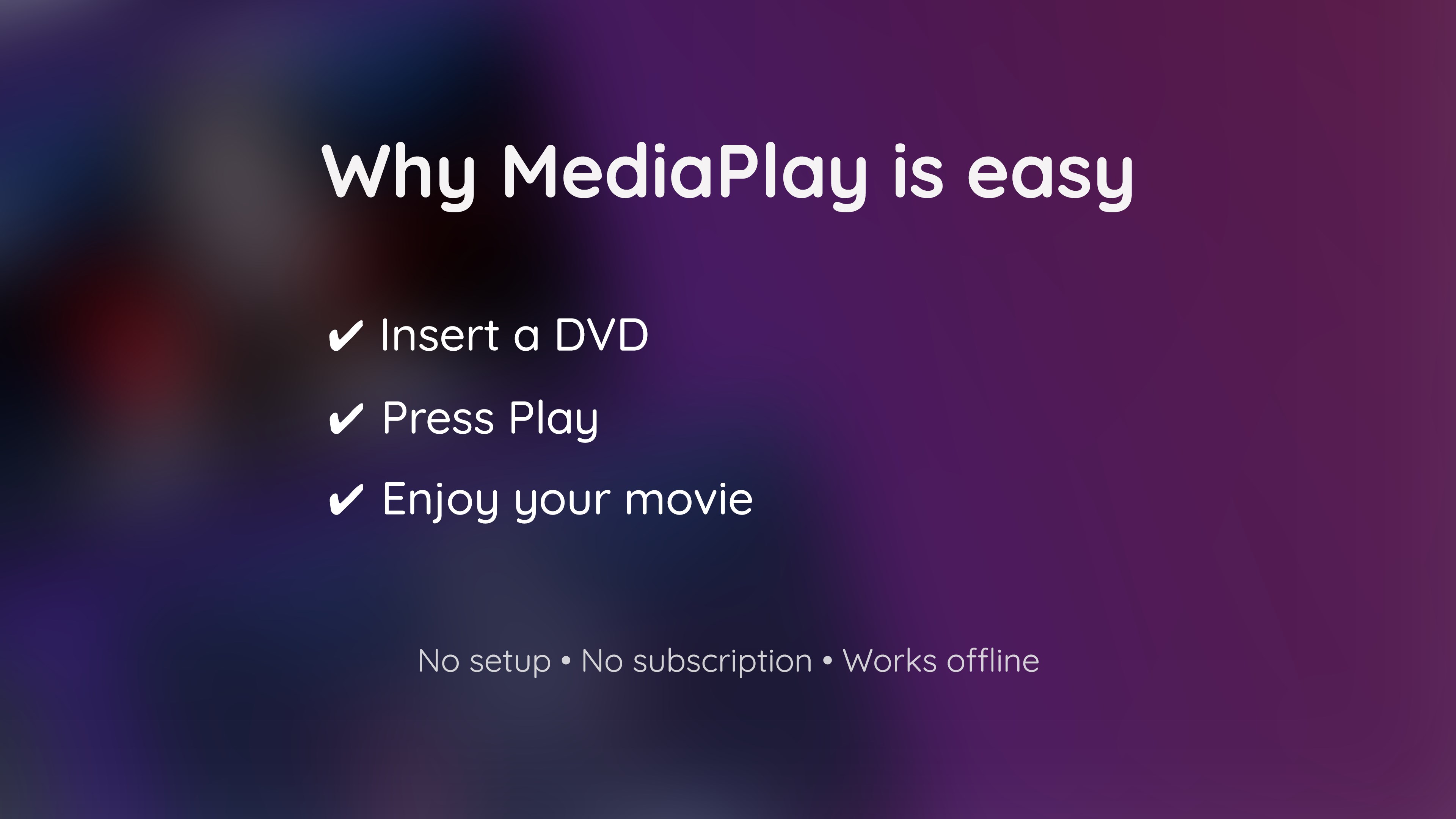 MediaPlay DVD Player – Play DVDs & More