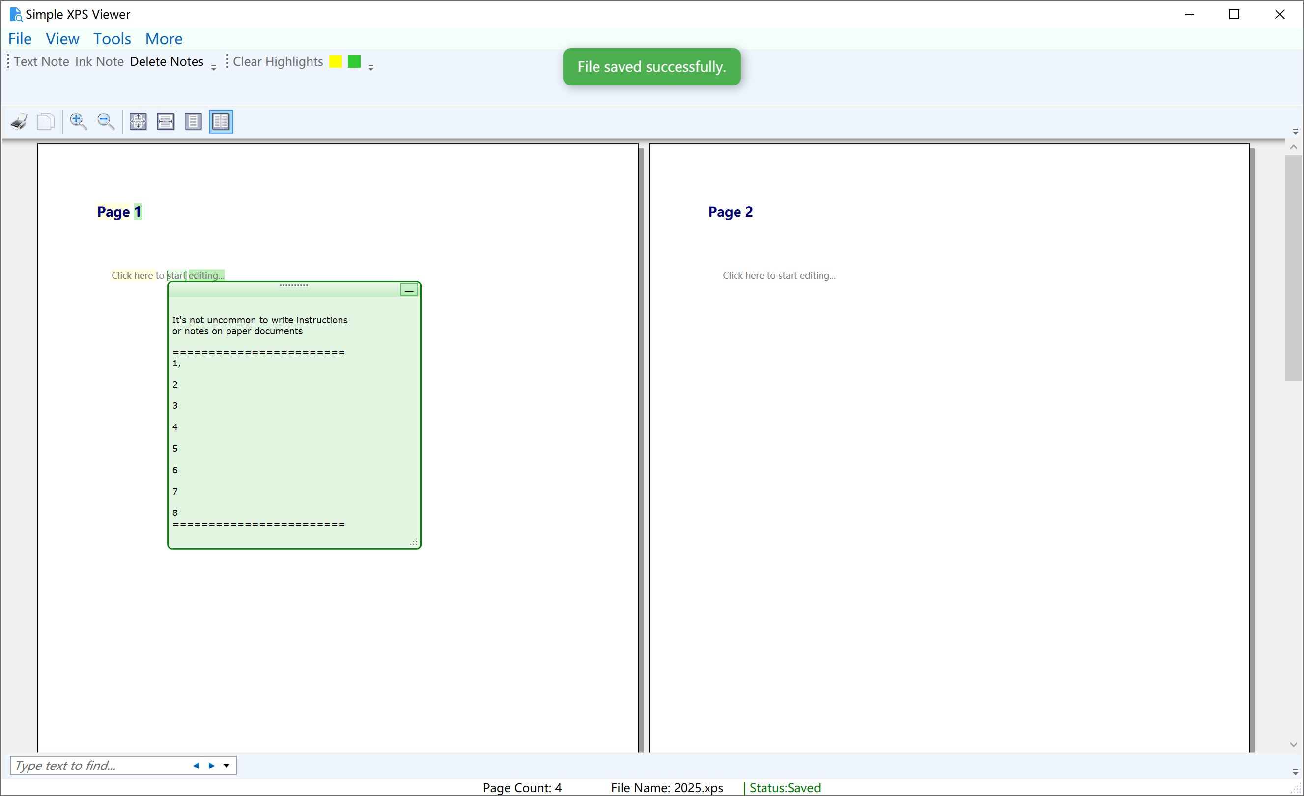 Simple XPS Viewer-XPS Read and Write