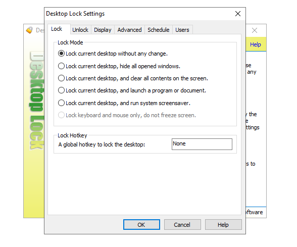 Desktop Lock