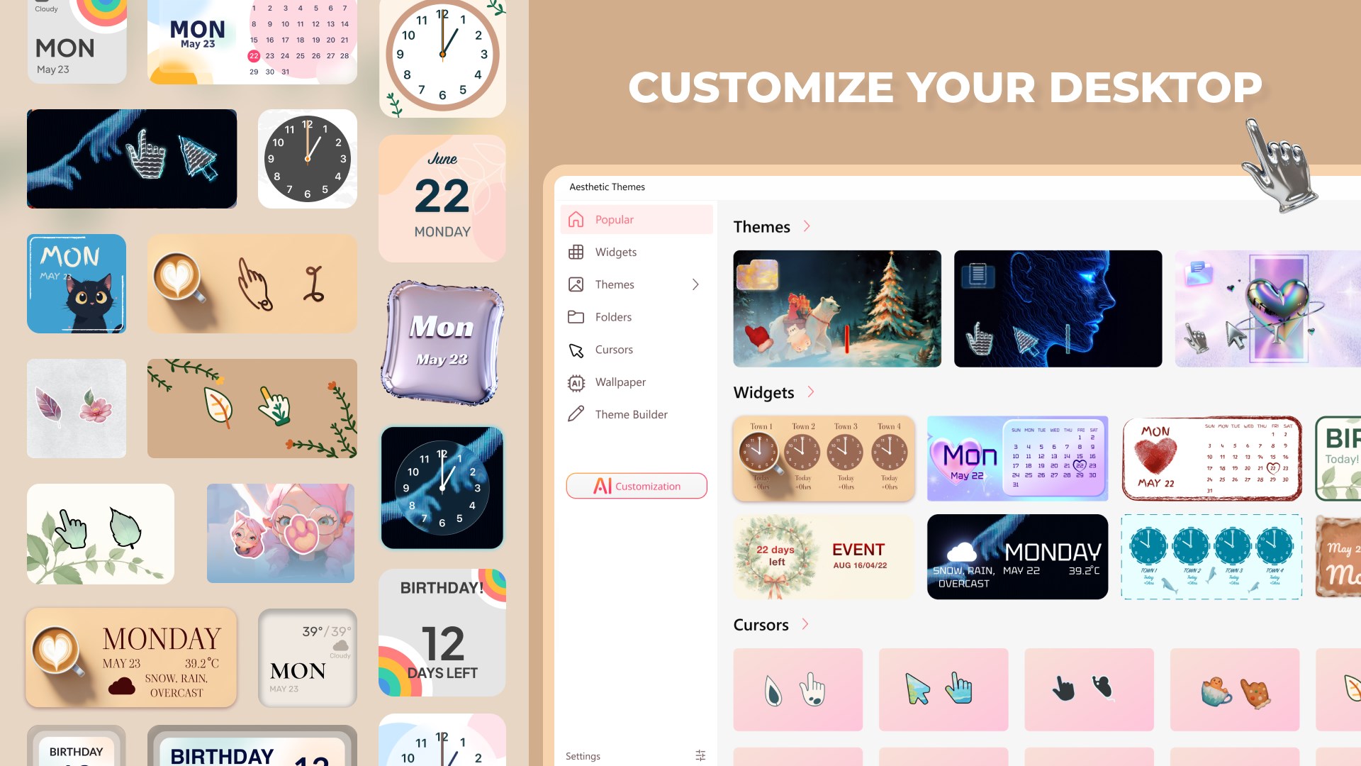 Aesthetic Themes - Desktop Customization