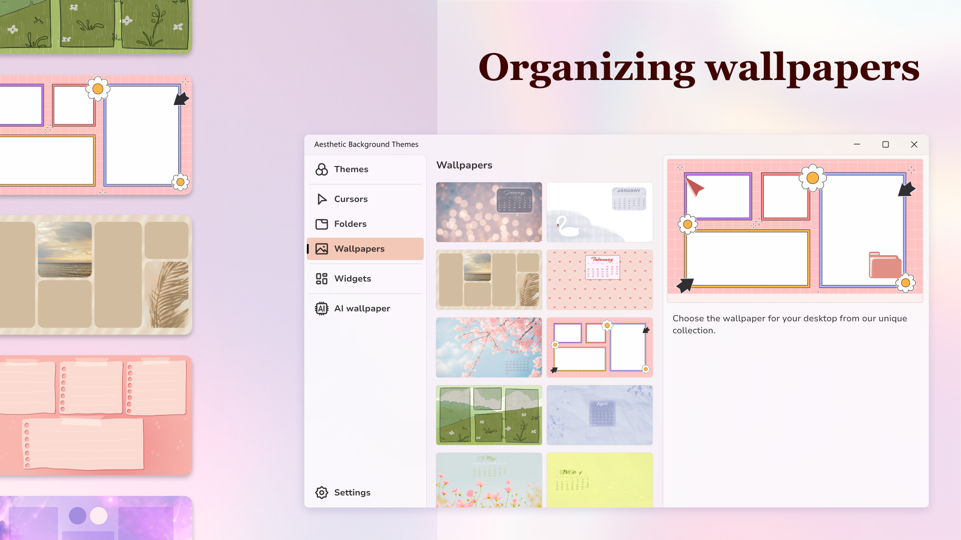 Aesthetic Desktop Themes - HD Wallpapers & Widgets
