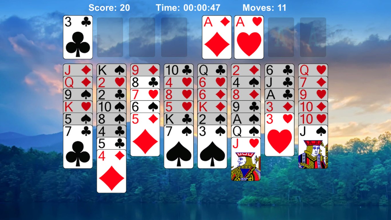 FreeCell Solitaire Classic.