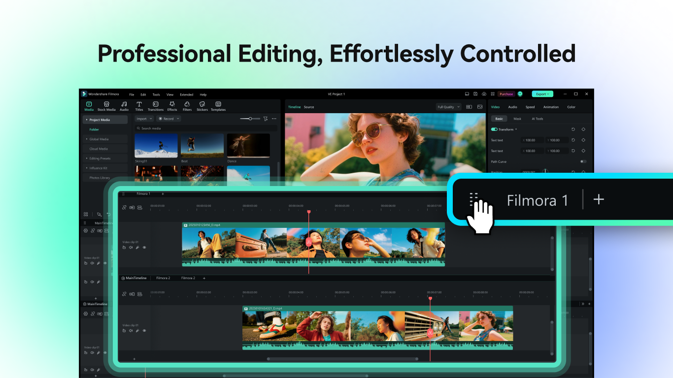Wondershare Filmora - AI Video Editor