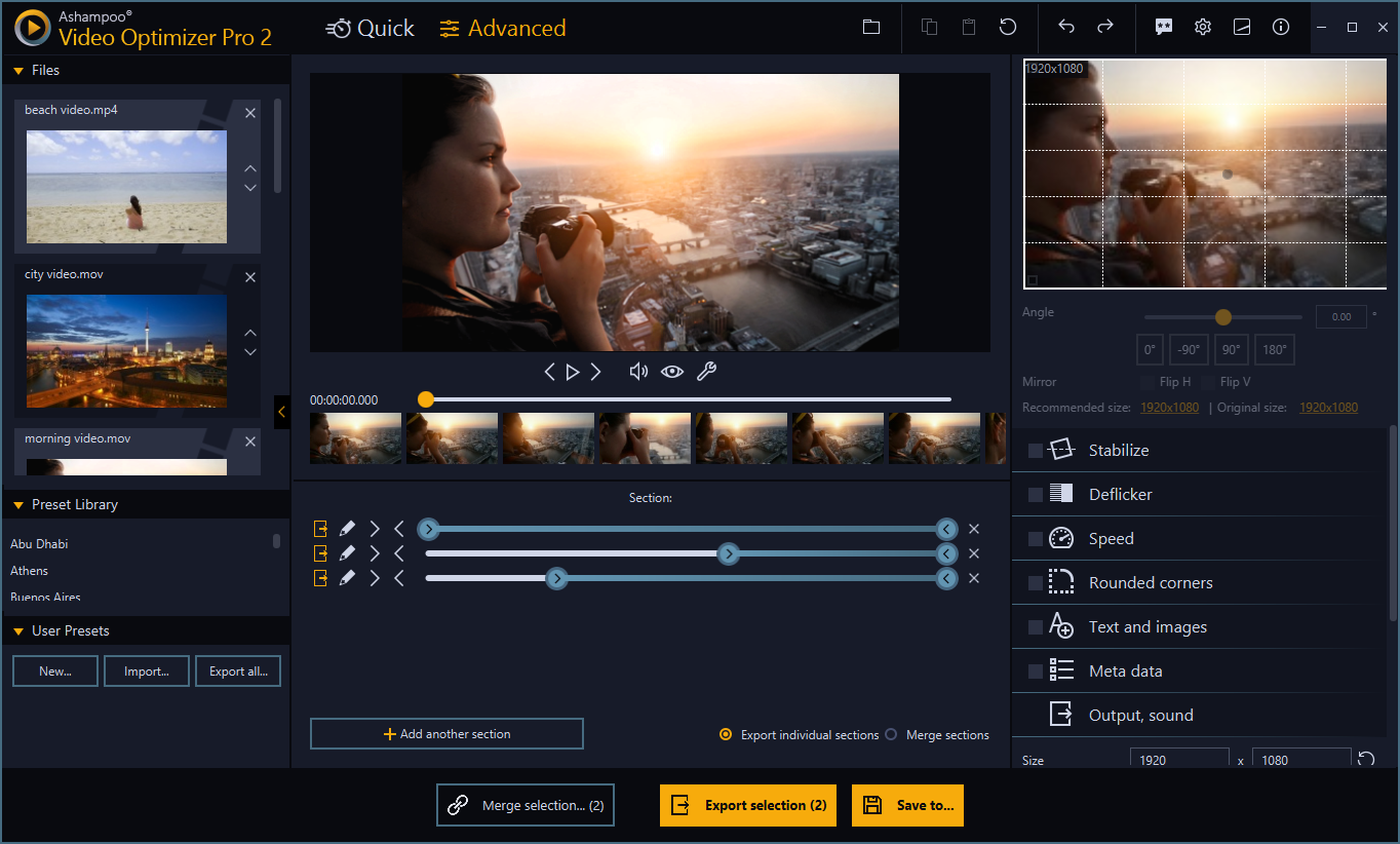 Ashampoo Video Optimizer Pro 2