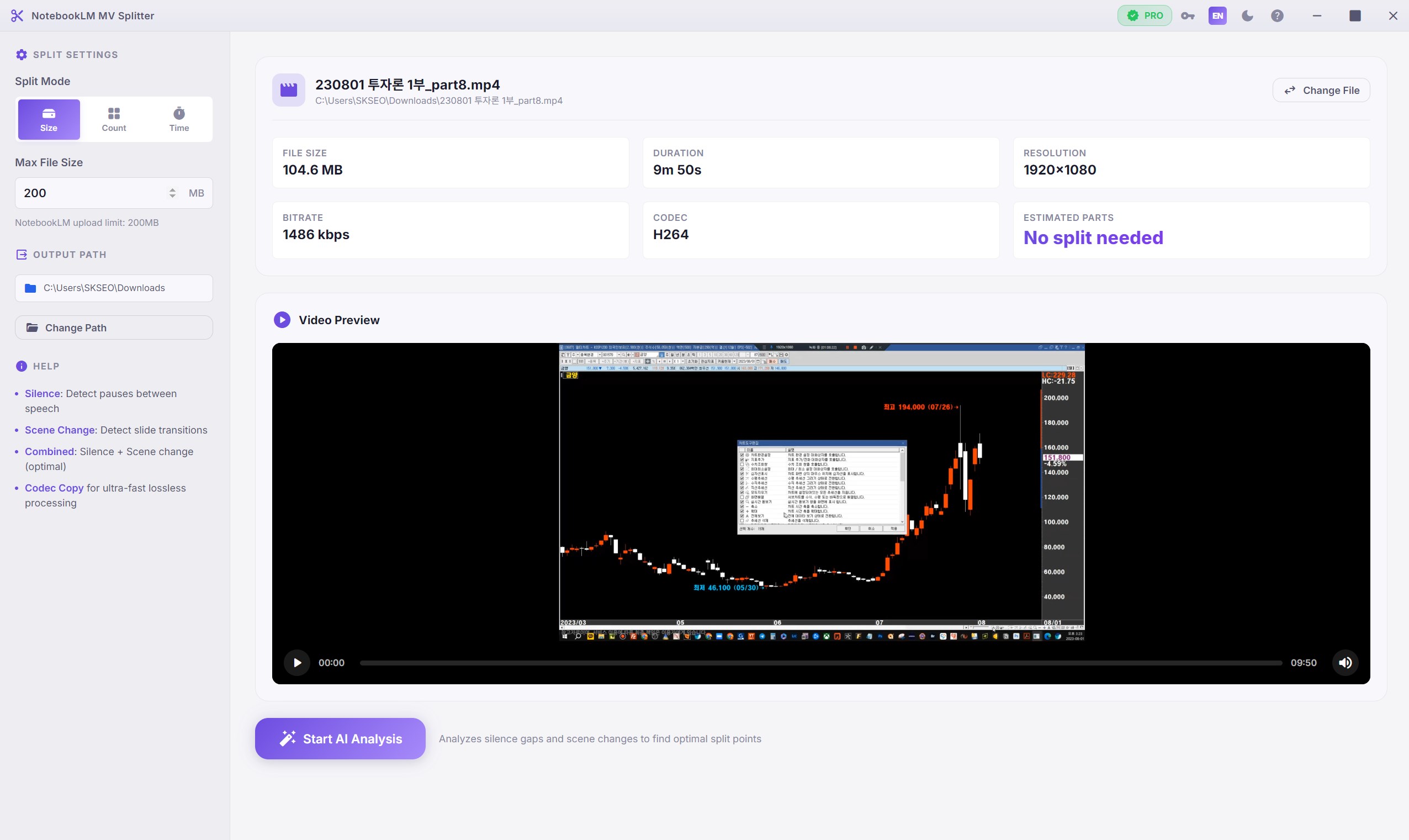 Notebook LM MV Splitter