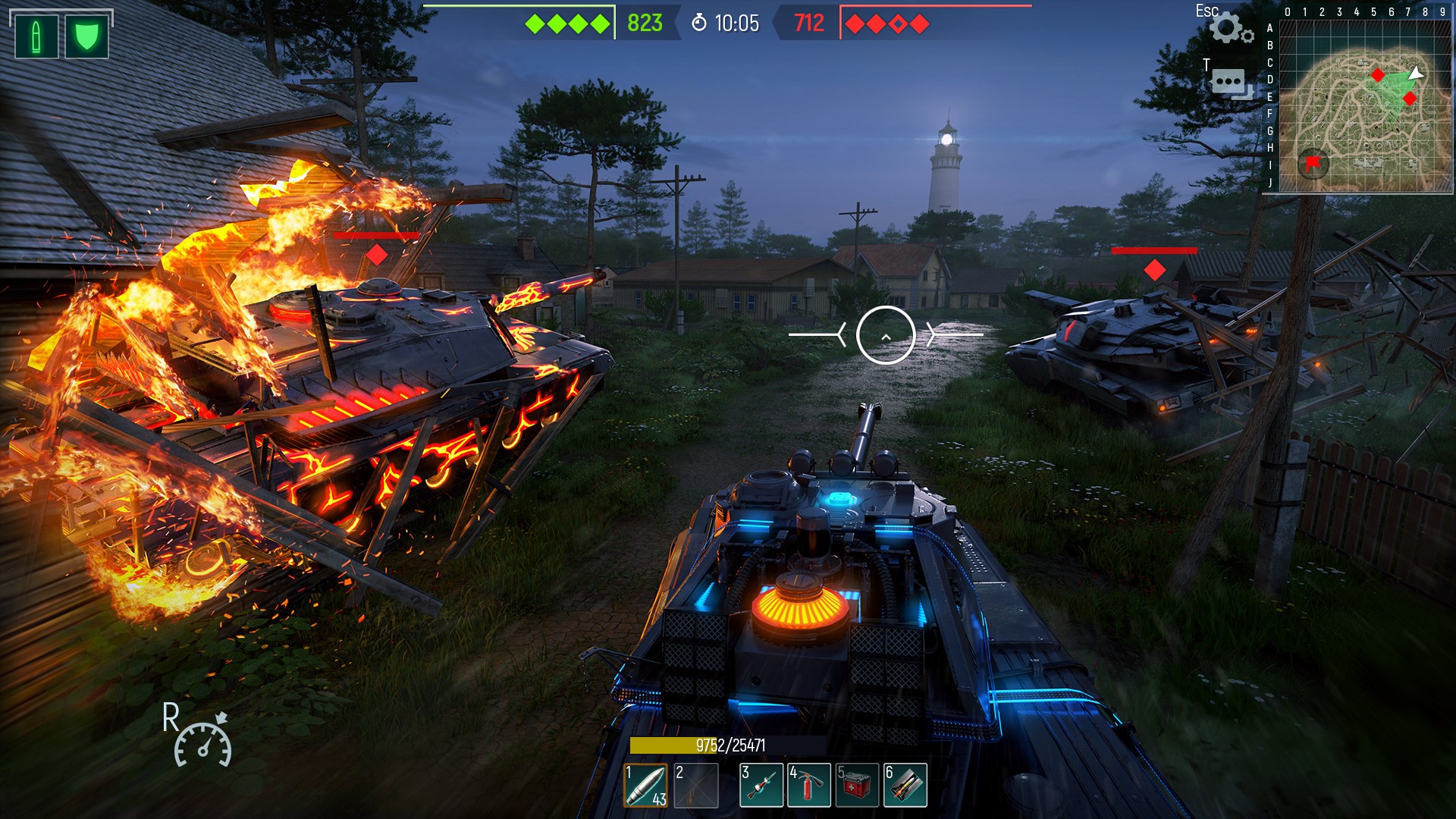 Tank Force: War game online, battle on modern tanks