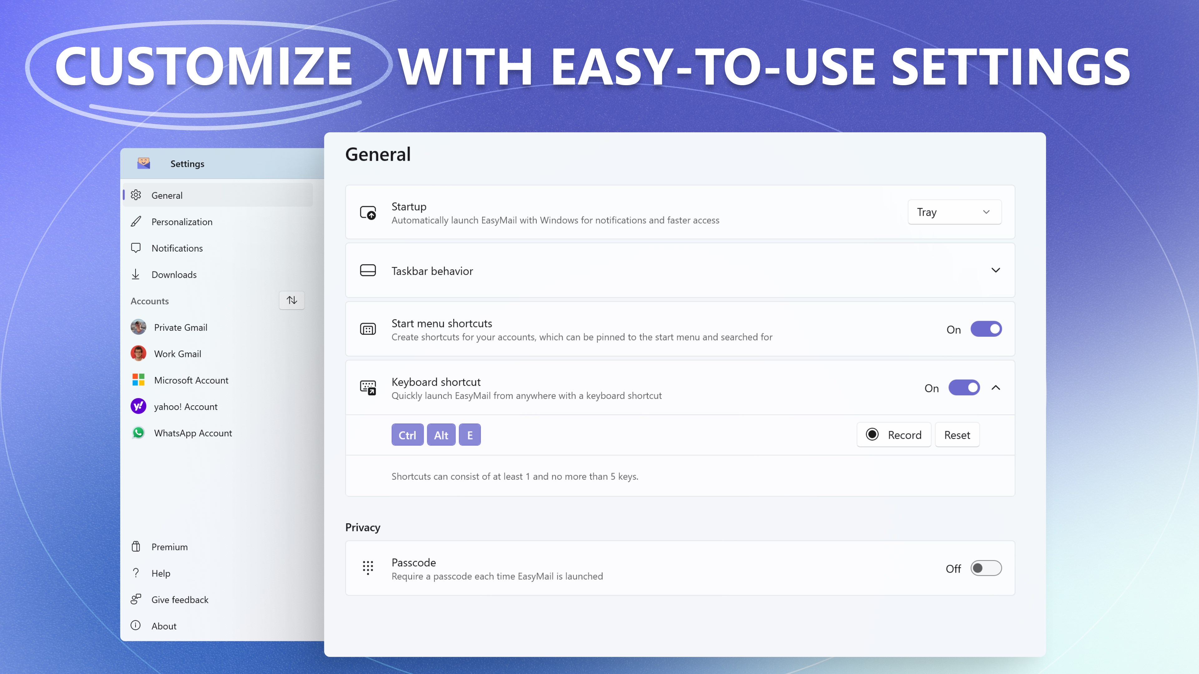 Easy Mail - Email & Messaging and more
