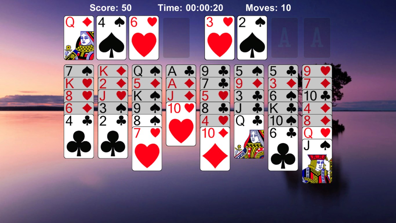 FreeCell Solitaire Classic.