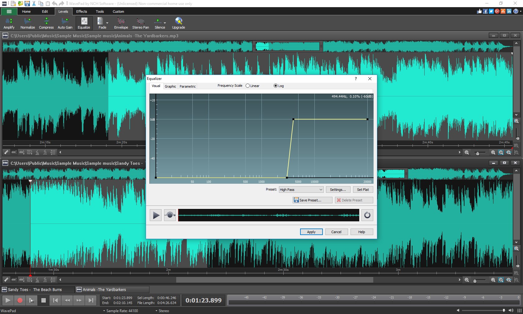 WavePad Audio Editor Software Express Edition
