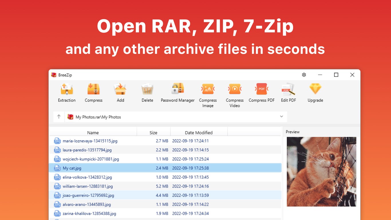 BreeZip: RAR & ZIP