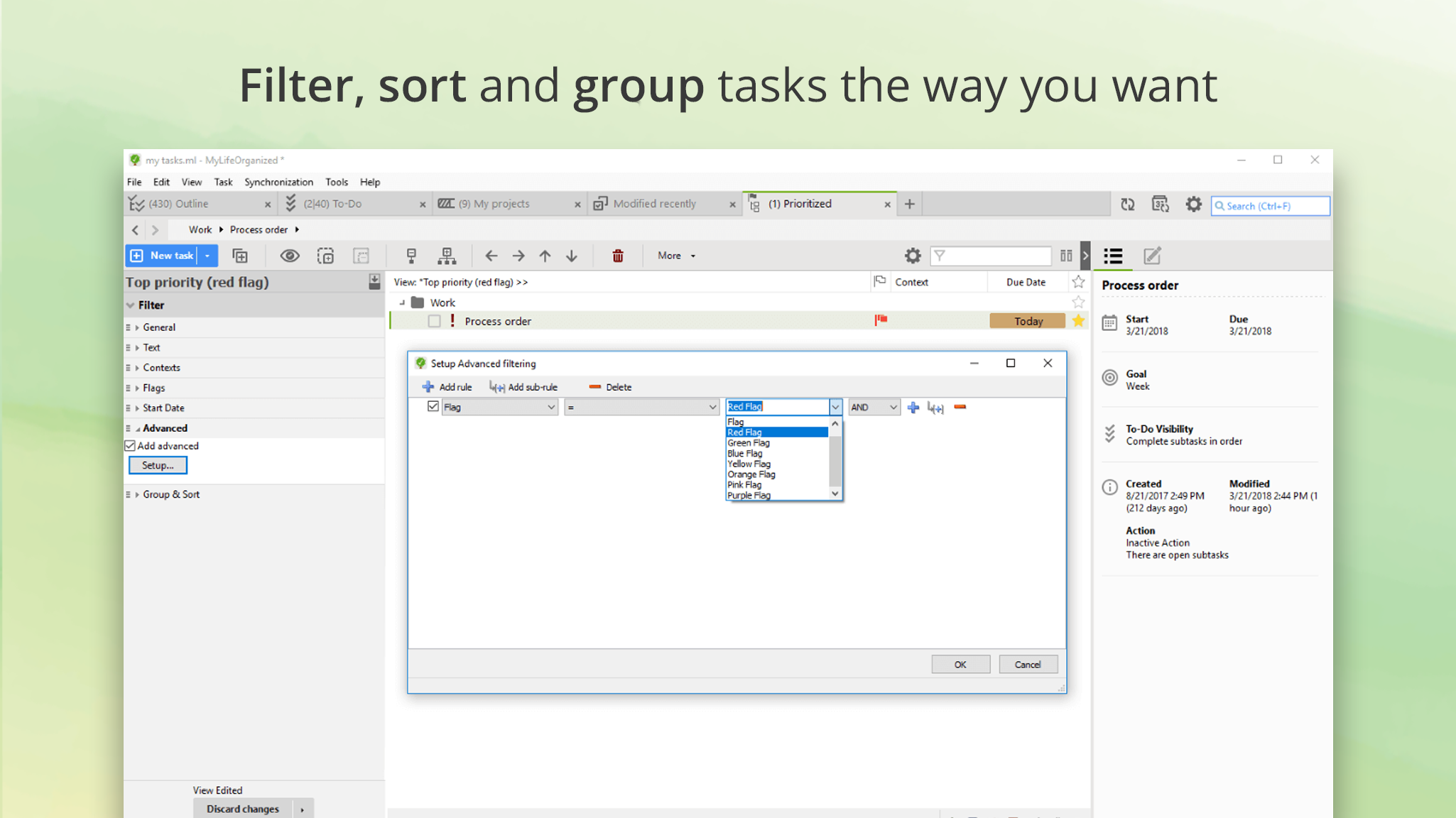 MyLifeOrganized - To-Do List