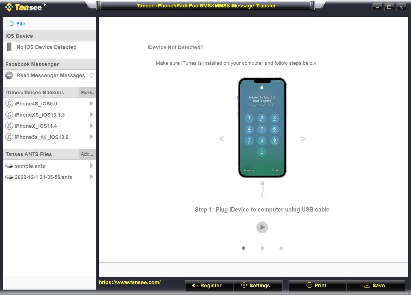 Tansee Message Transfer for iPhone