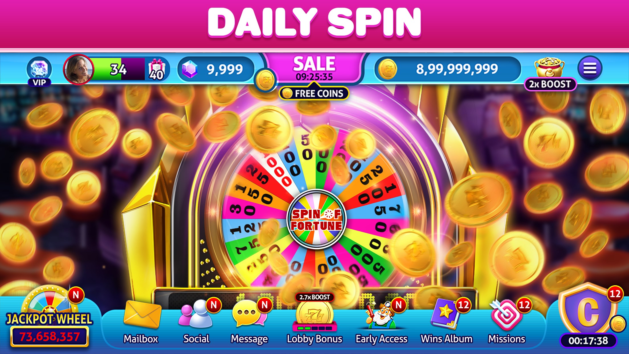 Jackpot Madness Slots - Casino Games
