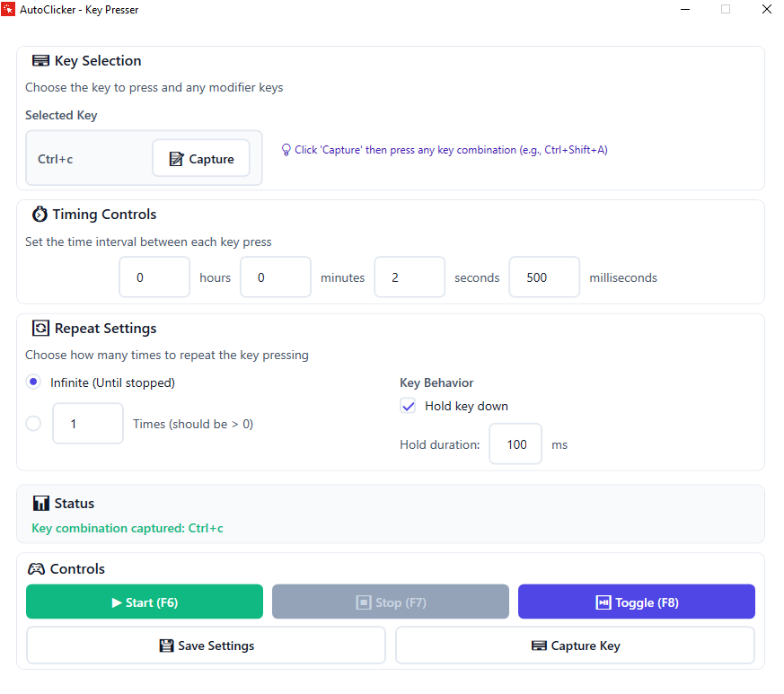 Auto Clicker - Key presser