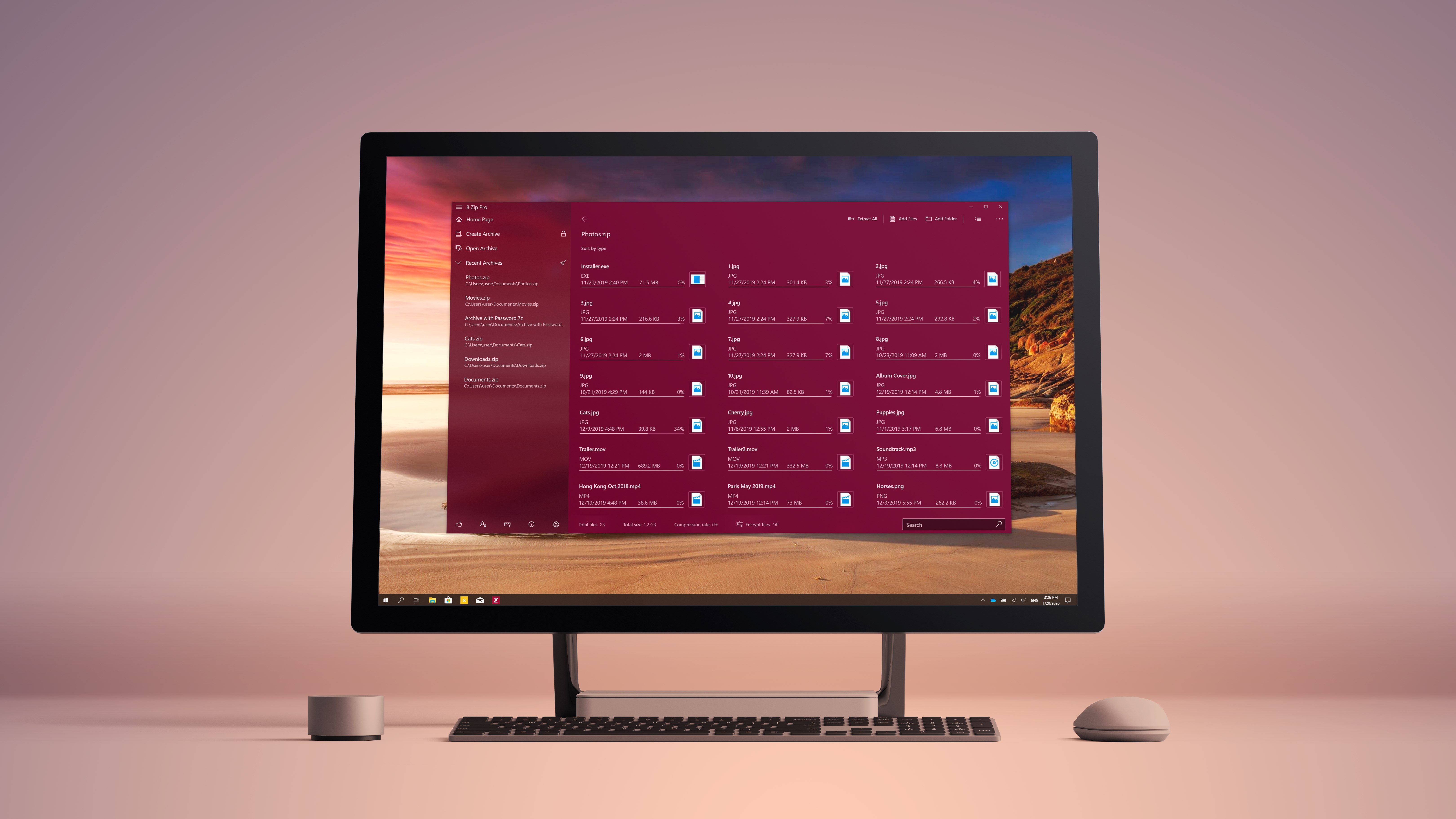 8 Zip Pro - advanced archiver. Create, unpack and encrypt.