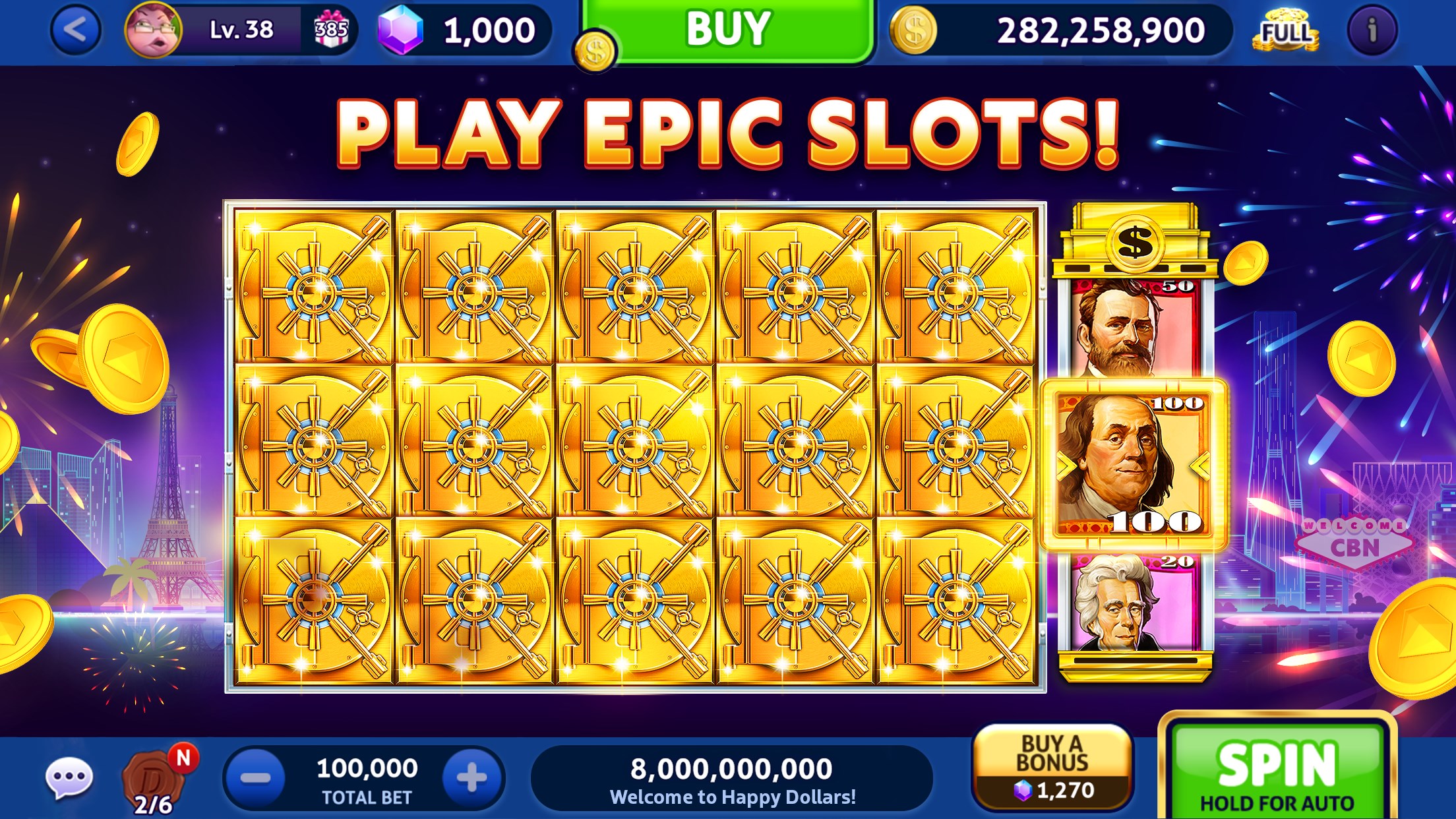 Cash Billionaire Casino - Slot Machine Games