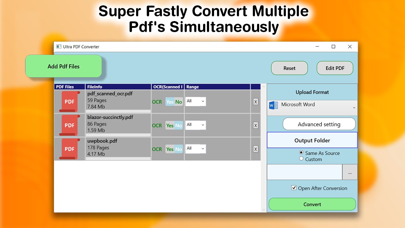 PDF Converter Pro : PDF To DOCX