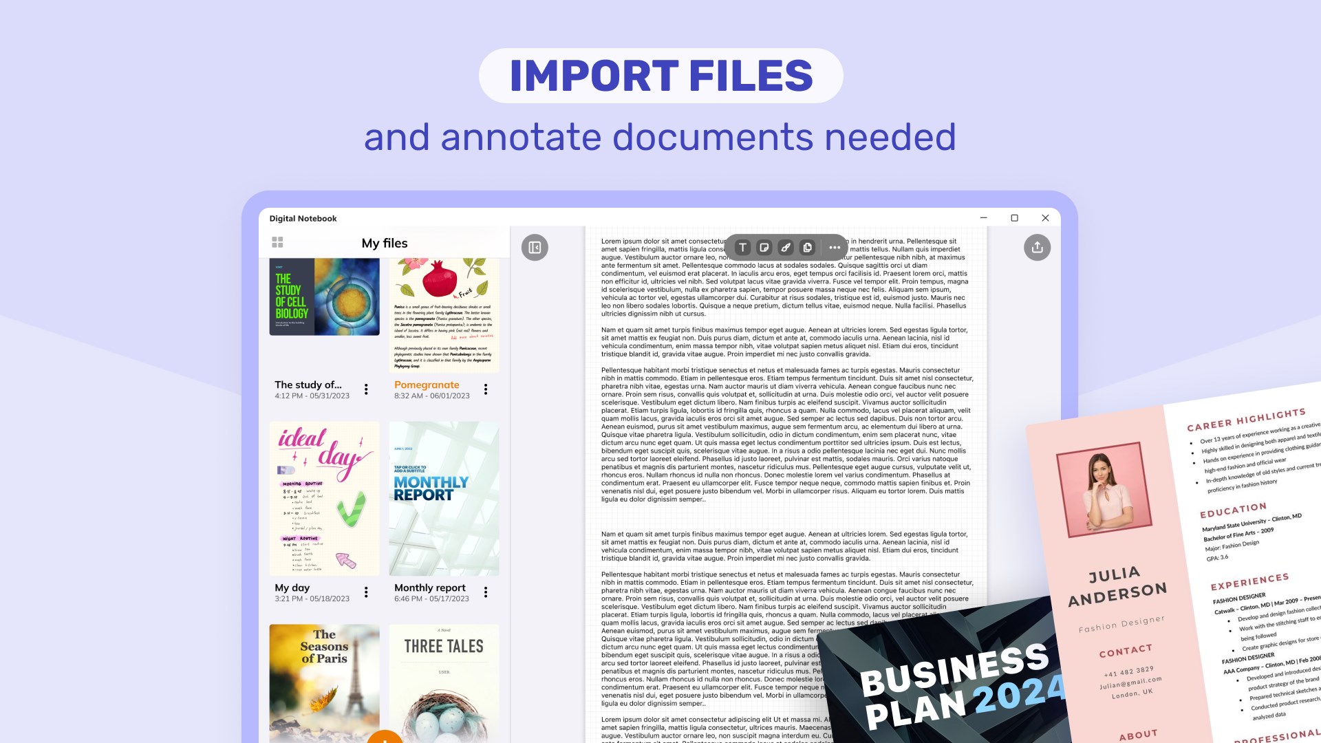 Digital Notebook — Smart Pencil Notes & PDF editor