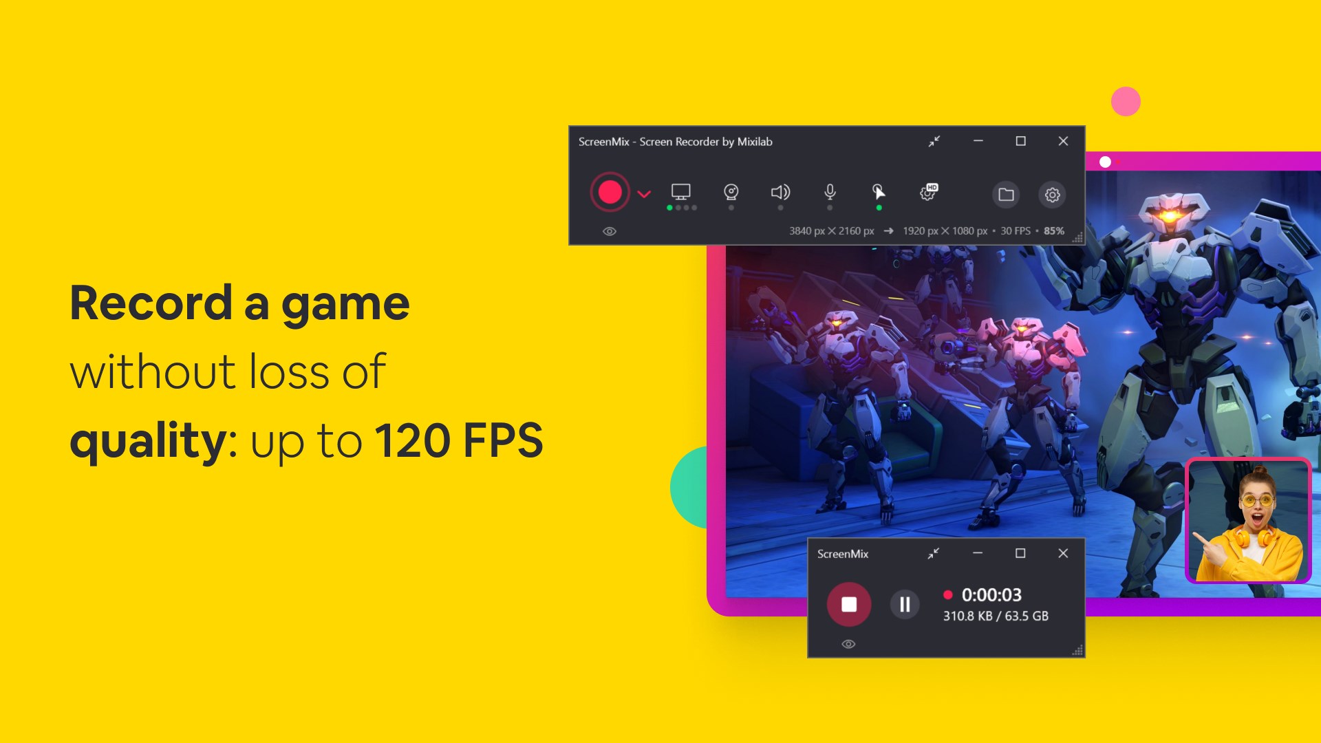 ScreenMix - Screen Recorder by Mixilab