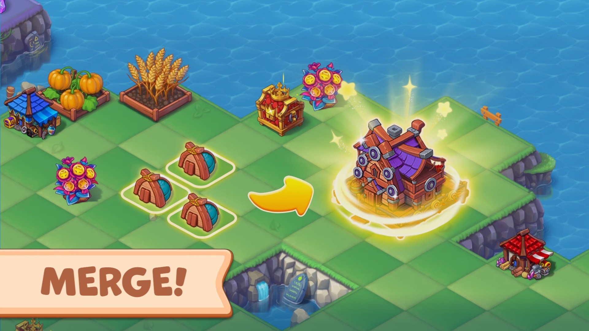 Mergest Kingdom: Merge Puzzle