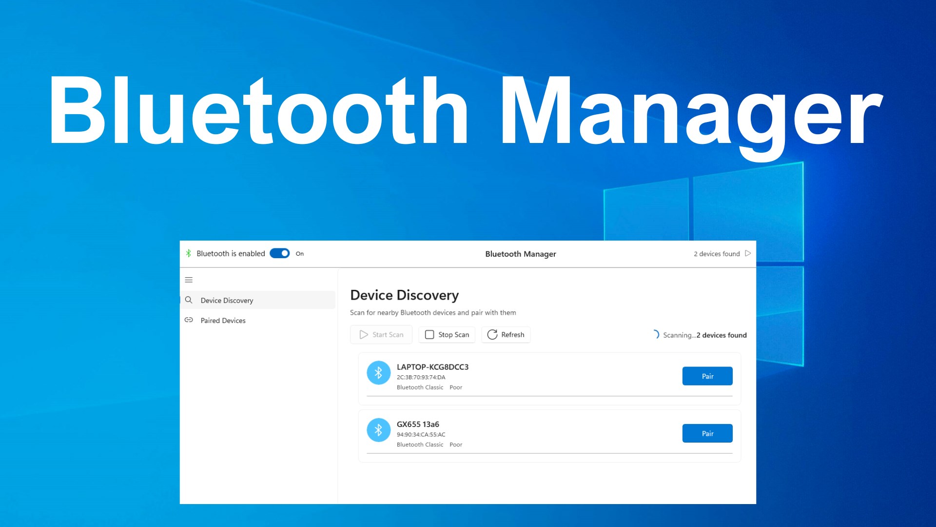 Bluetooth for Windows