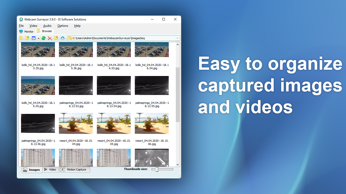 Webcam Surveyor