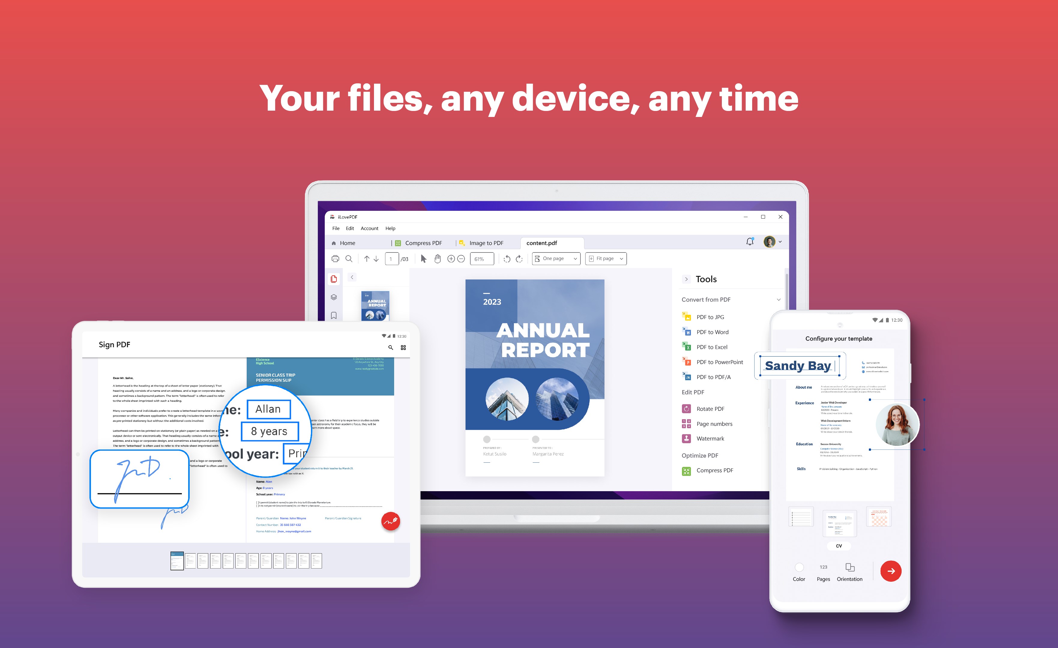 iLovePDF: PDF Reader and Editor