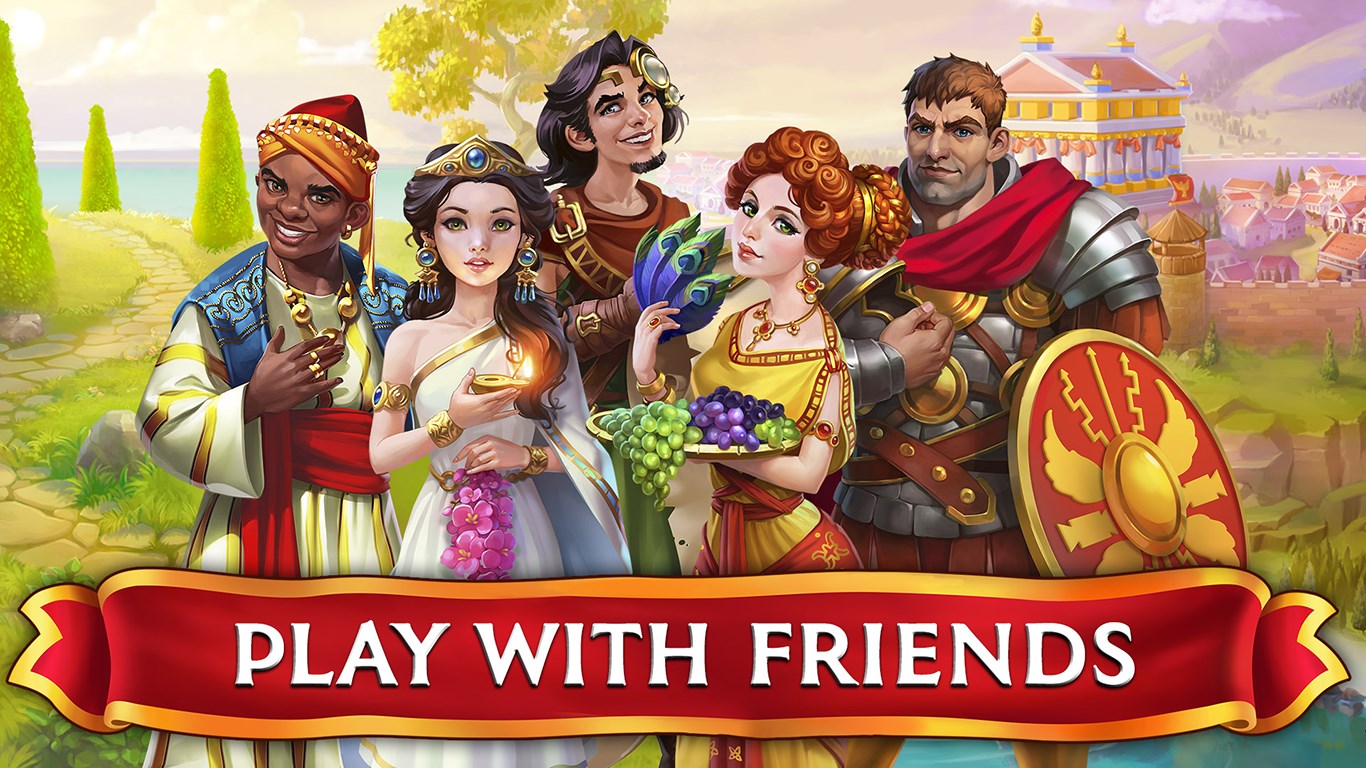 Emperor of Mahjong: Tile Match Game. Build a city.