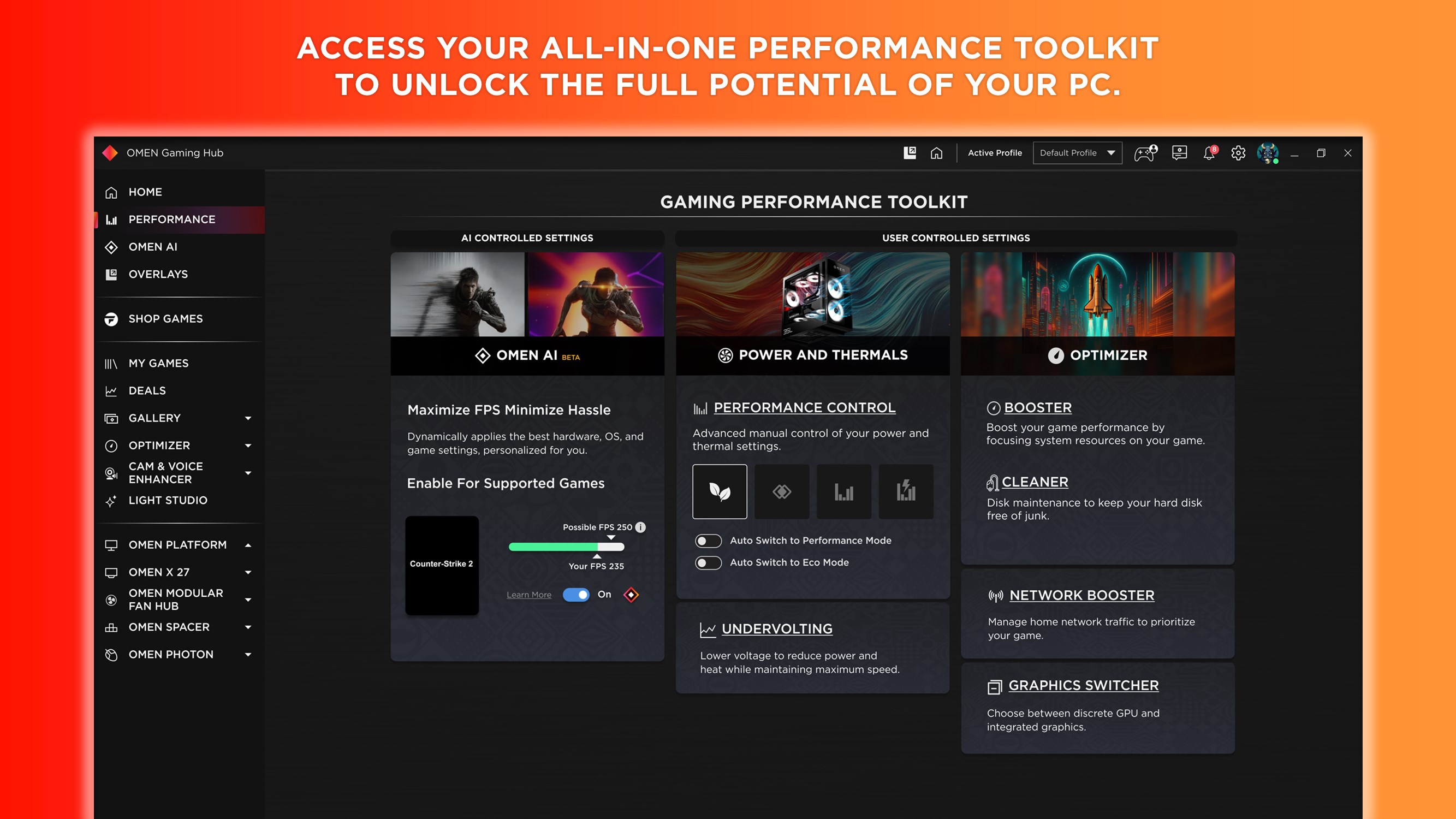OMEN Gaming Hub