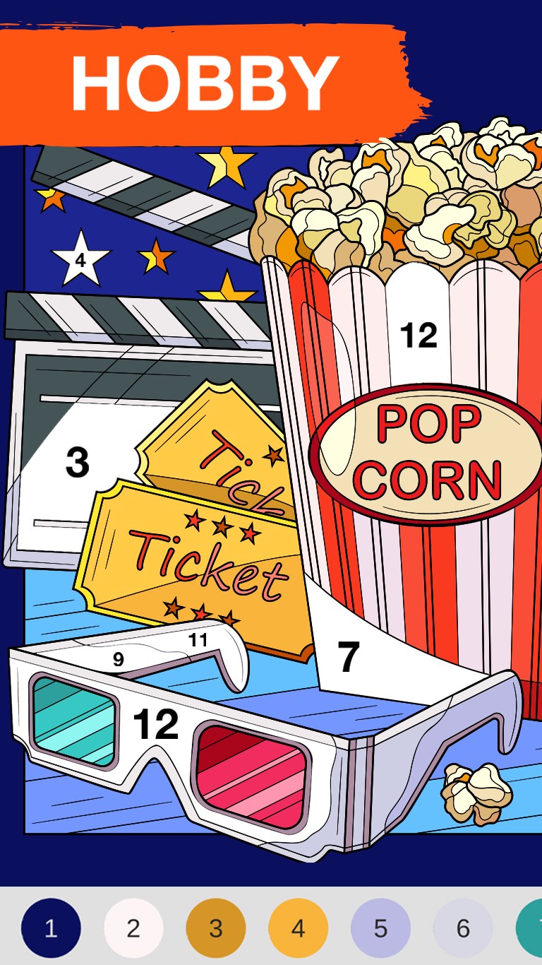 Art Book: Paint Color by Number