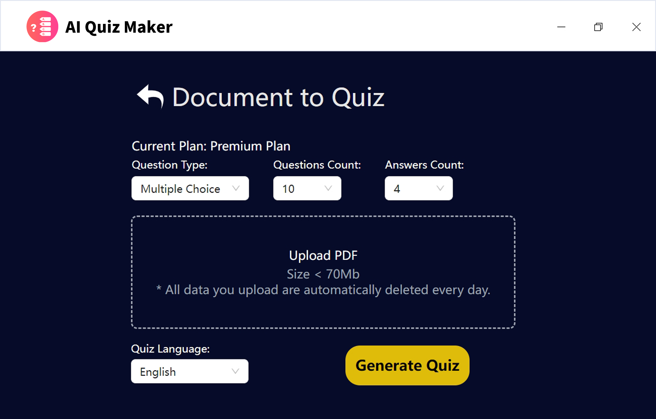 AI Quiz Maker