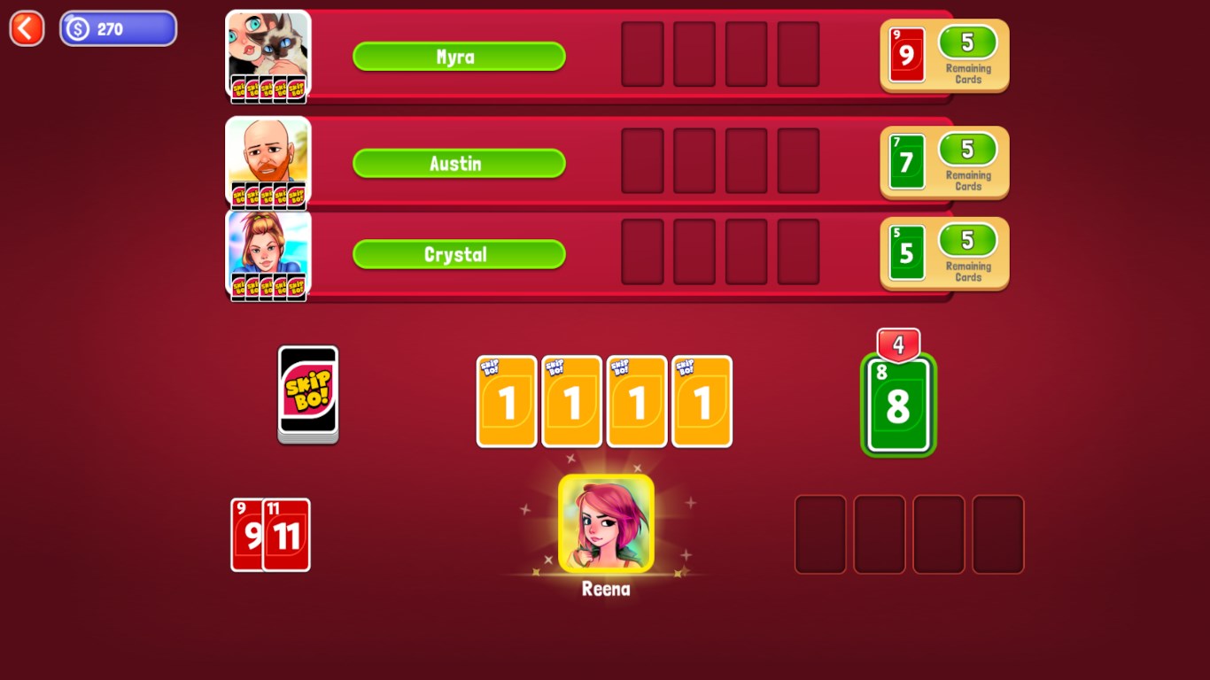 Skip-Bo Free: Sequencing Fun Card game