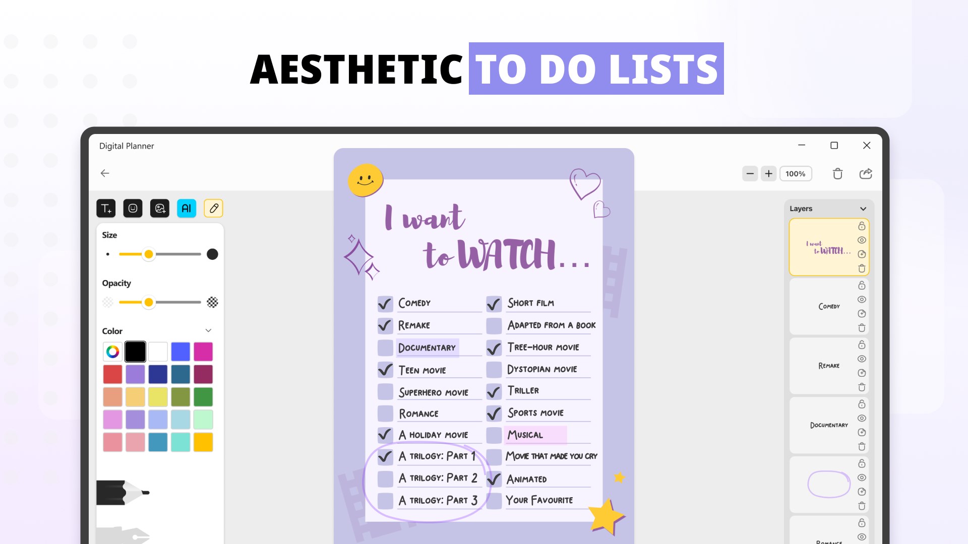 Digital Planner - Creative Agenda & Organizer