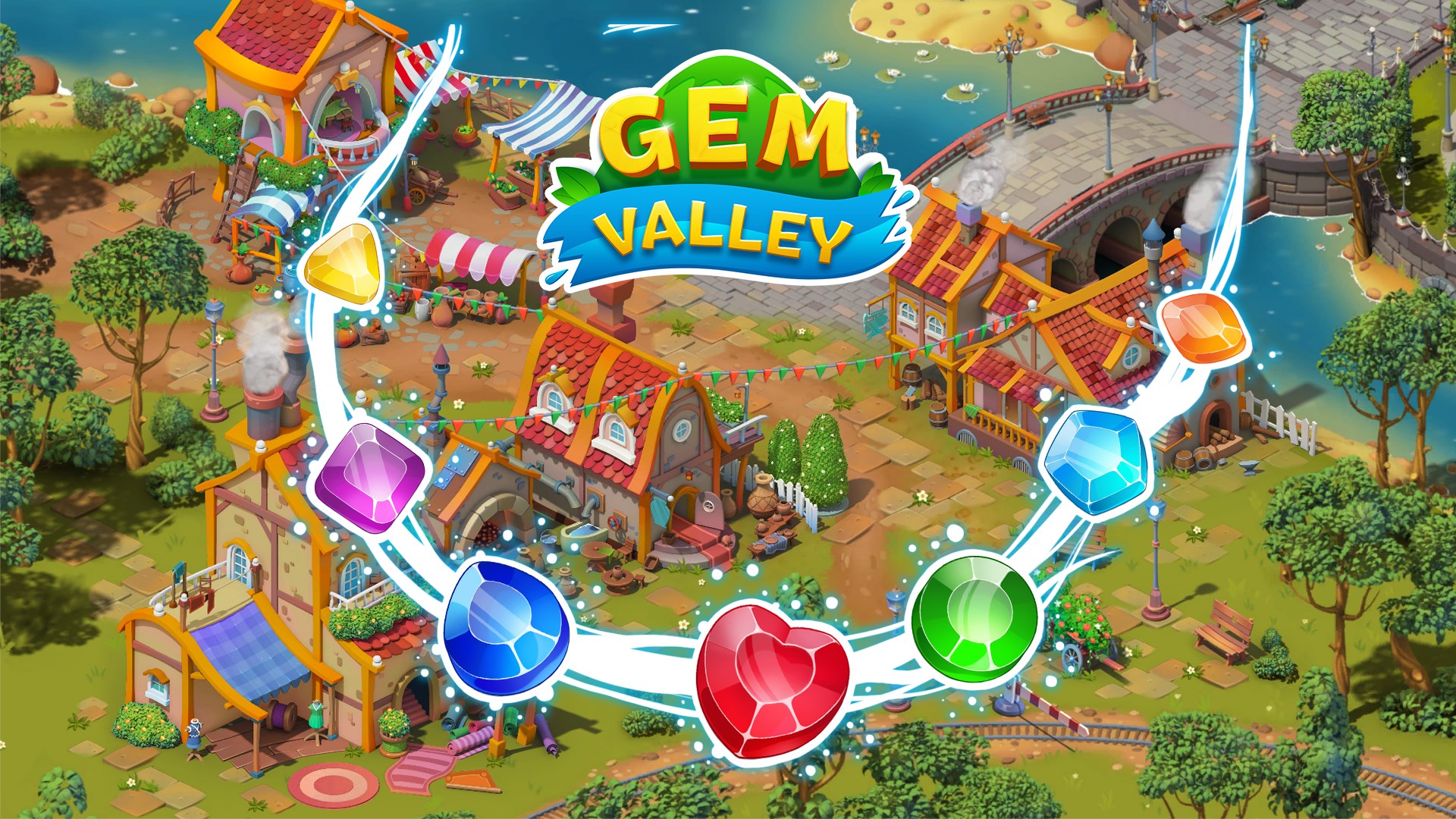 Gem Valley: Match 3 Puzzle